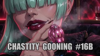 Chastity Gooning #16B: Keyholder's Endless Tease (Animated)