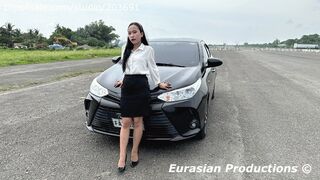 334 B - Angel practice driving Pedal Cam
