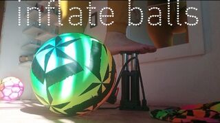 Inflate balls