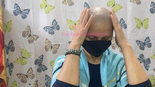 I shaved my head again for an extreme smooth effect