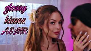 Soft to Intense Glossy Kisses ASMR 4K
