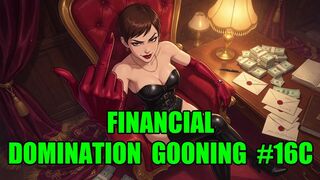 Financial Domination Gooning #16C: Goddess Gaze Empire Drain (Animated, Music)