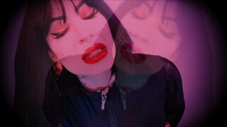 Irresistible red lips - VORE ASMR , POV ,CATSUIT