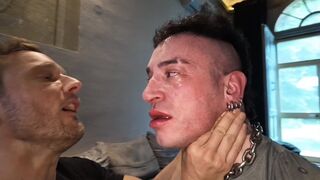 Breath play, nipple play, and smelly socks for Mattew from his Master