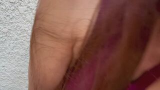 Artemisia Love showing her juicy tits outdoor….