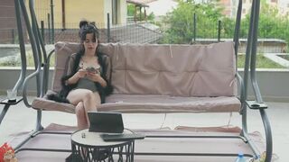 Lesbian strap-on cam show