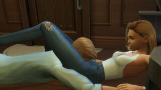 ELEONORE & HER ROOMMATE — Wrestling and Headscissors: She Breaks In Her Roommate With Her Thighs
