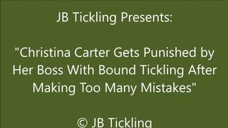 Christina Carter Tickled for Being a Bad Secretary - WMV