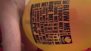 Loonerboy fucking a Belbal 24” looner print balloon (no cumshot)