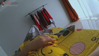 1 hour 40 minutes FPOV clothing try-on video from Lionrynn