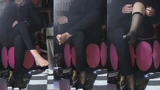 Hard times under clueless Tanja in Ballerinas and Pumps - Cam 6