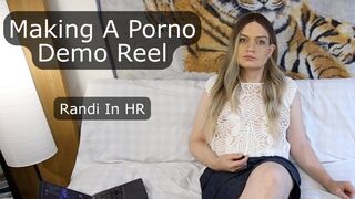 Randi In HR - Making A Porno Demo Reel