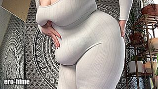 Skin Tight Catsuit Modeling and Fat Play