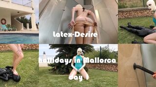 Latex-Desire hollidays in Mallorca day 1