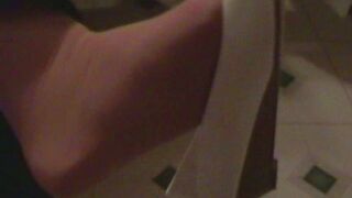 Bright White Low Heel Shoes