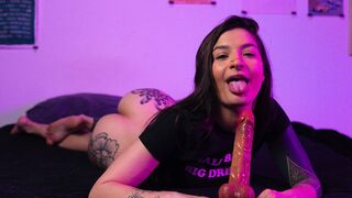 Svetlanna's "Blowjob and realistic dildo ride"