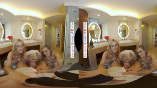 Naughty America - Blonde hottie, Kay Carter, is getting married and wants to share her man with brid