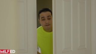 Milfed - A Hot Maid Shay Sights Teaches Dixie Lynn How To Do Better Blowjobs With Her Strap On Toy