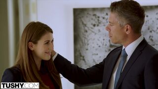 TUSHY Assistant Makes Her Boss Work For Anal