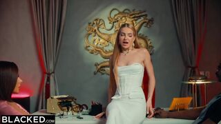 BLACKED Vanna & Little Dragon share a BBC in anal threesome
