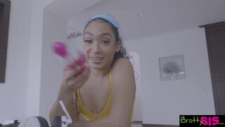 Step Sis "I put my controller on my pussy and it made me horny" S18:E10