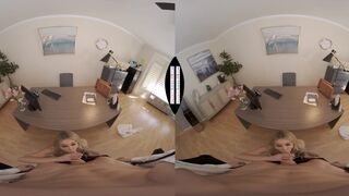 Naughty America - Hot blonde Madelyn Monroe needs your cock in her office!