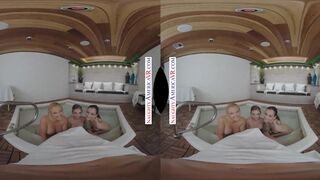 Naughty America Spa day for Lily Glee, Macy Meadows, & Paisley Porter