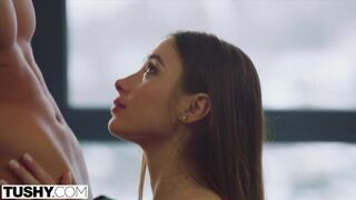 TUSHY Anal-crazy Ski instructor Liya shows off her skills