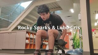 Gym Buddies Post-Workout Footjob