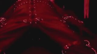 Mistress Clarice Whips and Teases Her gimp