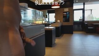 naked adventures at fastfood restaurant