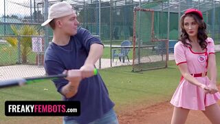 Sex Robot Veronica Church Teaches Inexperienced Boy How To Make It To Third Base - Freaky Fembots