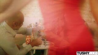 TUSHY Gorgeous April Lives Her Double Penetration Fantasy