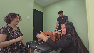 Custom video - Amaru's pantyhose gang tickling