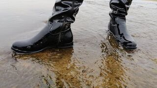 Washing shoes