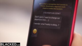 BLACKED Backpacker Emelie can't get her tour guide's BBC off her mind