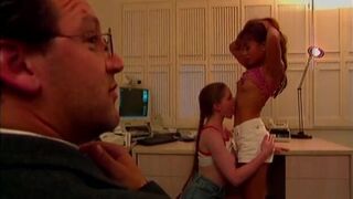 Girl showing her ass and boobs to doctor