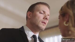 Deeper. Submissive Secretary Demi Gets Dominated & Spanked