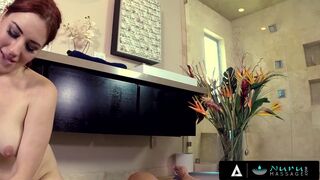 NURUMASSAGE POV Of You Getting Dirty Talked By Your Masseuse Before She Decides To Sit On Your Cock