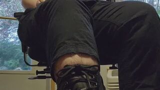 Silent Black Boot Try On