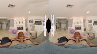 Naughty America - Redhead MILF Lauren Phillips is in need of a good cock for her mouth and wet, tigh