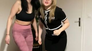PLUSH CRUSH FETISH - TRAMPLED AND HUMILIATED BY TWO DOMMES