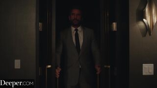 Deeper. Naughty Avery gets spanked & disciplined by stranger