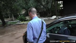 Cuckold Watches Anal Slut Britney Amber Gets DP'd