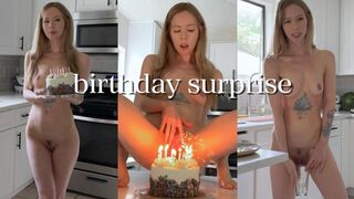 Wet Birthday Surprise For BF