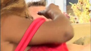 Sexy bitches get white cock in ass
