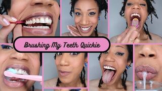 Hildy Brushes Her Teeth Quickie