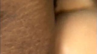 Blond chick getting black cock in cunt