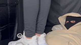 Full weight Sneaker trample by goddess bindi