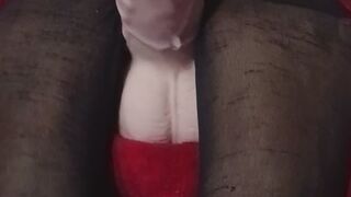 Sensual Dildo Ride in Sexy Pantyhose